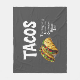 TACOS Prayer Fleece Blanket