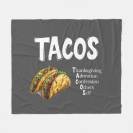 TACOS Prayer Fleece Blanket