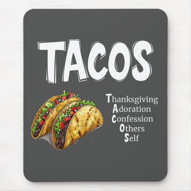 TACOS Prayer Mousepad Musmatta (Framsidan)