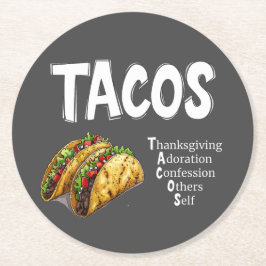 TACOS Prayer Papper Underlägg