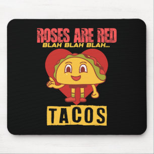 Tacos Roligt Alla Hjärtans Dag Mat Älskare Present Musmatta