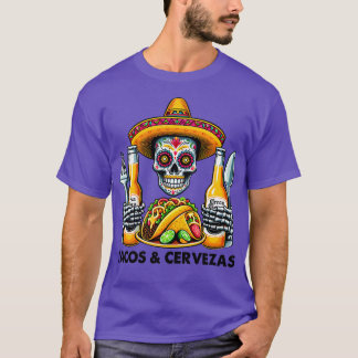 Tacos s Funny Mexican Sugar Skull T Shirt