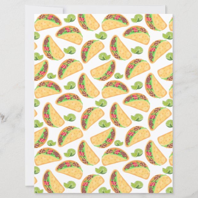 Tacos Scrapbookpapper (Framsida)