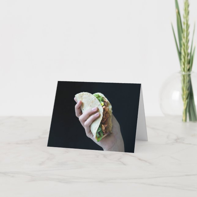 Tacos - speciell begäran kort (Framsida)
