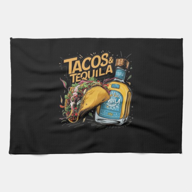 Tacos & Tequila Kökshandduk (Horisontell)