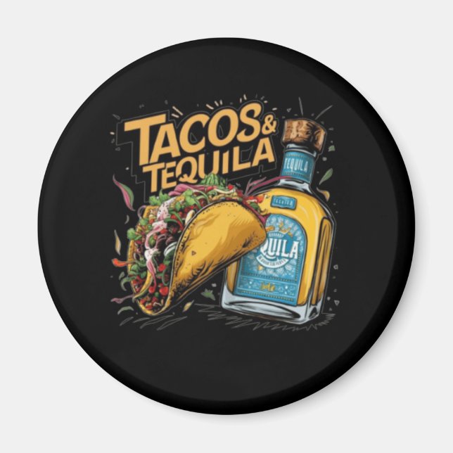 Tacos & Tequila Magnet (Framsidan)
