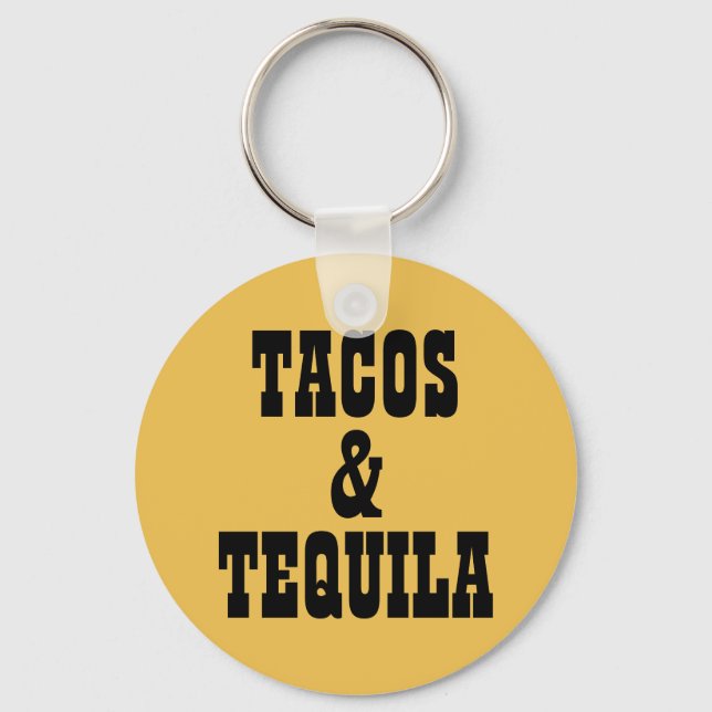 Tacos & Tequila Nyckelring (Framsida)