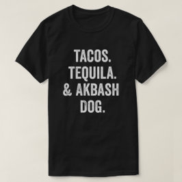 Tacos Tequila och Akbash Hund T Shirt