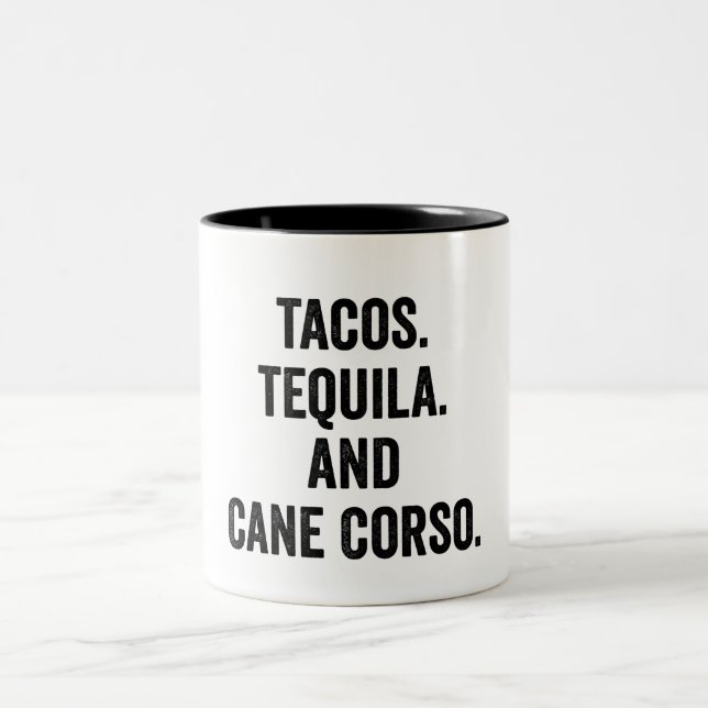 Tacos Tequila och Käpp Corso Två-Tonad Mugg (Center)