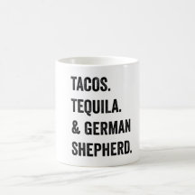 Tacos Tequila Och Tysk Shepherd