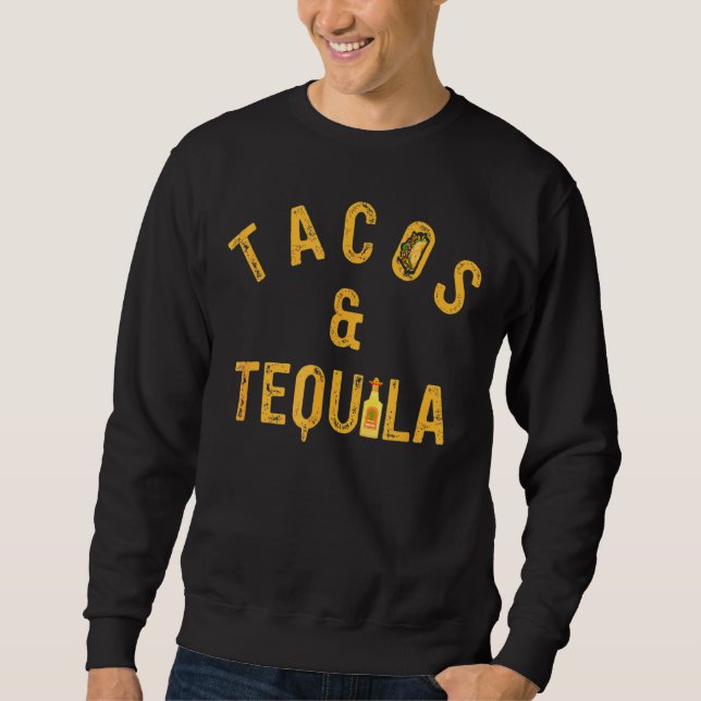 Tacos & Tequila Taco Sayed Slogan Kärlek Lång Ärmad Tröja (Framsida)