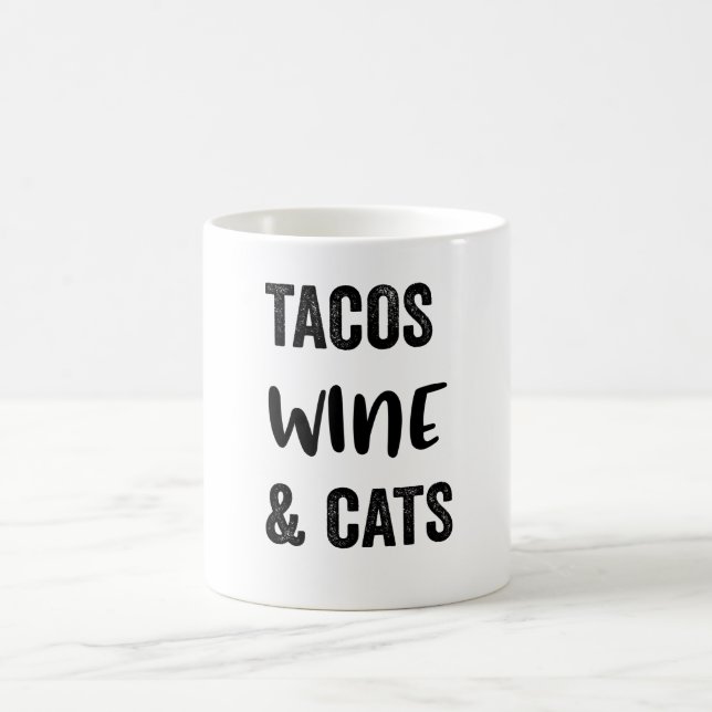 Tacos Vin och Cats Kaffemugg (Center)