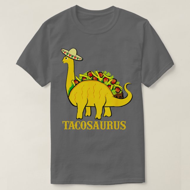 Tacosaurus Cinco de Mayo Funny Taco Dinosaur Gift T Shirt (Design framsida)