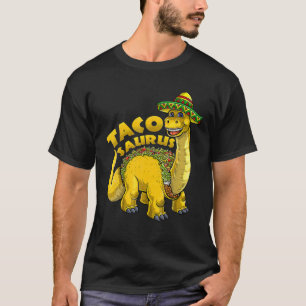 Tacosaurus Cinco De Mayo S Funny Taco Dinosaur Gif T Shirt