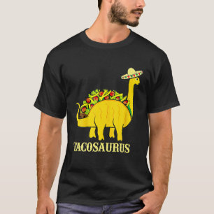 Tacosaurus Cinco De Mayo S Funny Taco Dinosaur Gif T Shirt