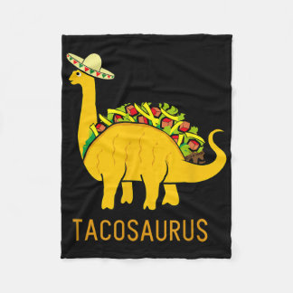 Tacosaurus Cinco De Mayo Shirt Funny Taco Dinosaur Fleecefilt