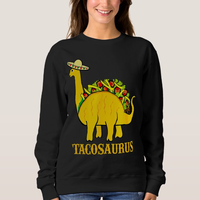 Tacosaurus Cinco De Mayo Shirt Taco Dinosaur T (Framsida)