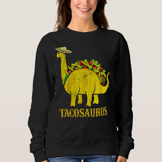 Tacosaurus Cinco De Mayo Tees Taco Dinosaur T Shirt (Framsida)
