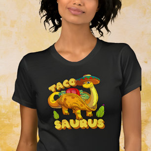 Tacosaurus Funny Taco Dinosaur T Shirt