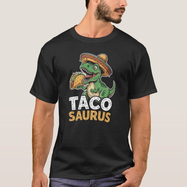 Tacosaurus T Shirt (Framsida)