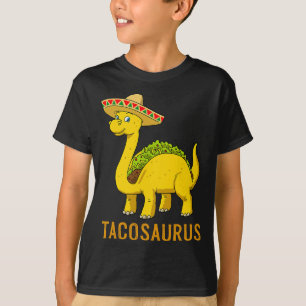 Tacosaurus Taco Dinosaur Cinco De Mayo Mexican Fie T Shirt
