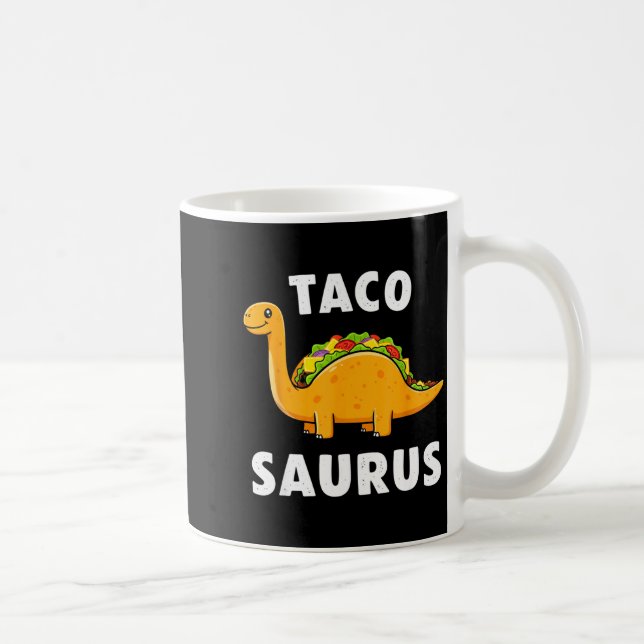Tacosaurus taco dinosaur t rex rolig cinco de mayo kaffemugg (Höger)
