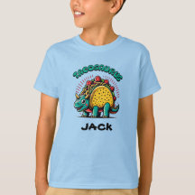 Tacosaurus Triceratops Funny Cartoon