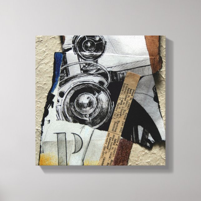 Tacot 1d Banger Collage med P Monogram Canvas (Framsida)