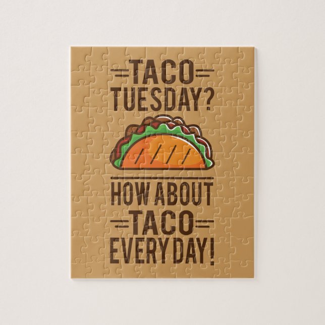 Tacotisdag? Daglig Taco! Pussel (Vertikal)