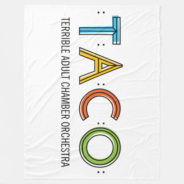 TACOullfilt, 60" x80 ", Fleecefilt (Framsidan)