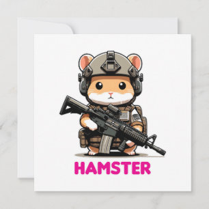 Tactical Hamster Inbjudningar
