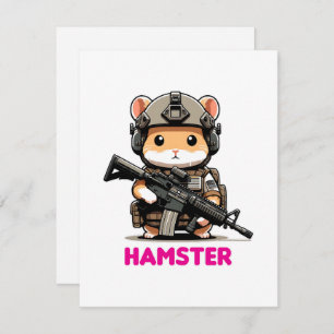 Tactical Hamster Julkort