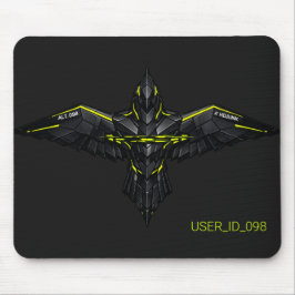 Tactical RAVEN_CORE Gamer Mouse Pad - Acid Green T Musmatta
