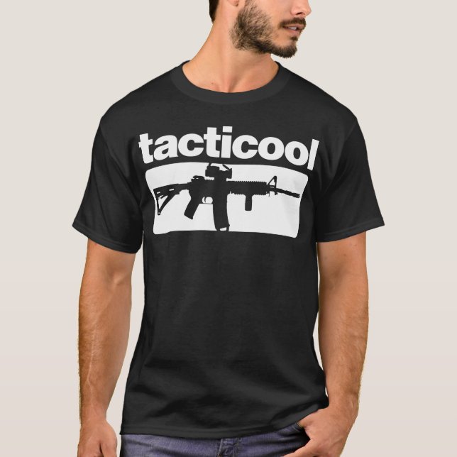 Tacticool - vit tee shirt (Framsida)