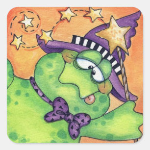 Tad Magic Fyrkantigt Klistermärke