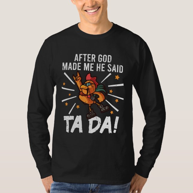 TaDa Chicken Sten T Shirt (Framsida)