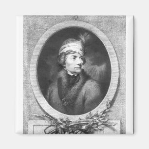 Tadeusz Kosciuszko som inristas av Christiaan Magnet