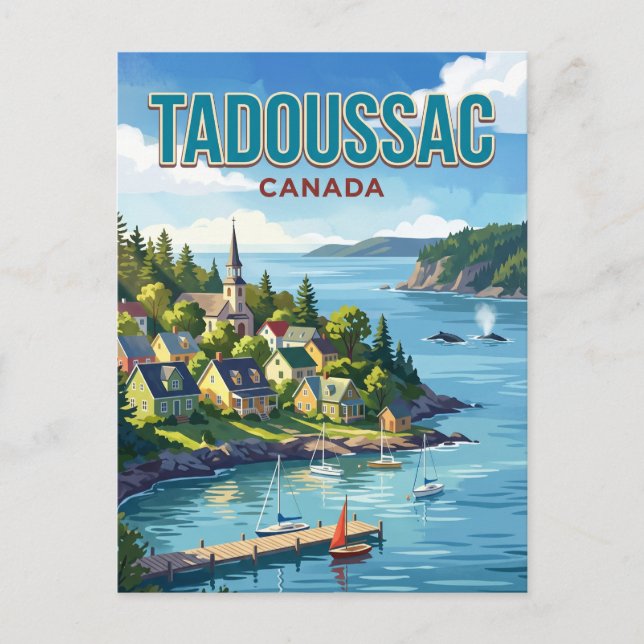 Tadoussac, Quebec, Kanada Kanada Vykort (Framsida)