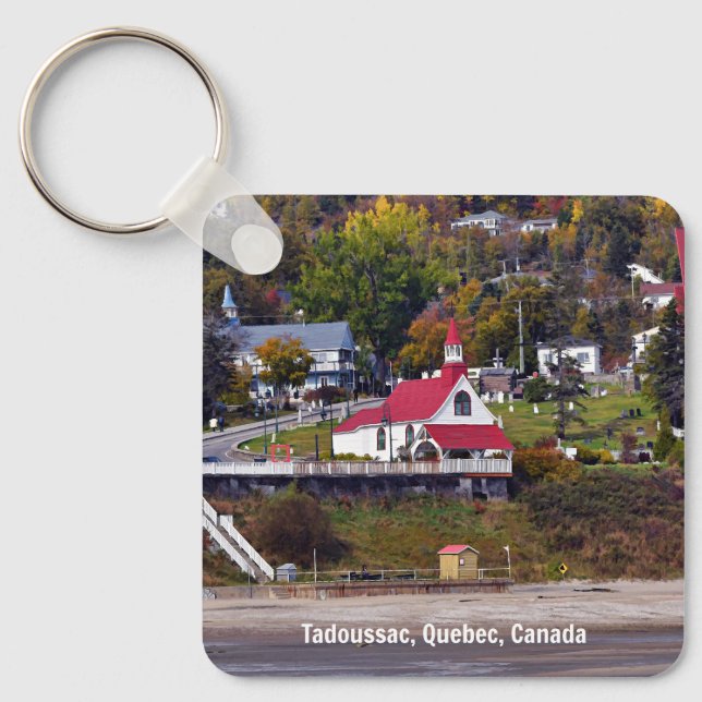 Tadoussac, Quebec, Kanada Nyckelring (Framsida)