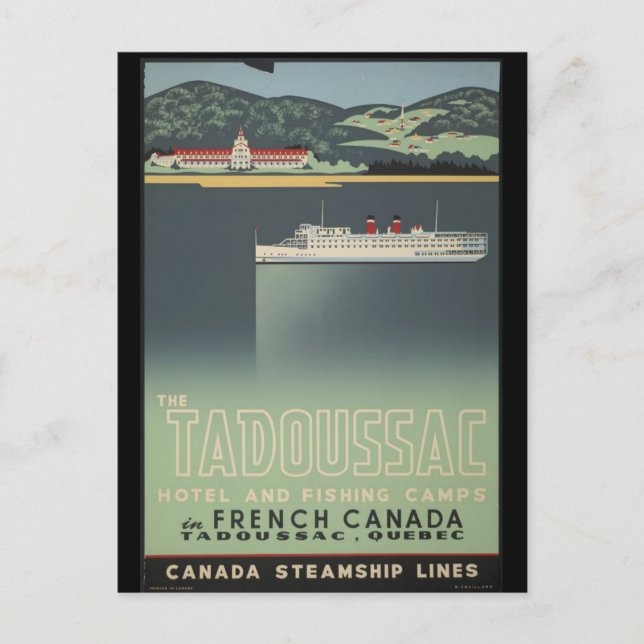 Tadoussac Vykort (Framsida)
