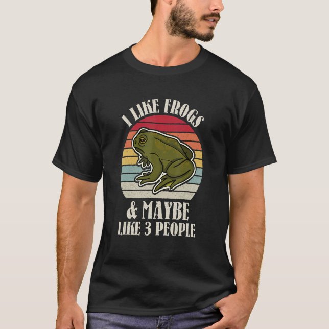 Tadpole Frog Biologist Science Zoology T Shirt (Framsida)