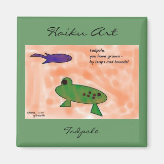 Tadpole Haiku Art Magnet