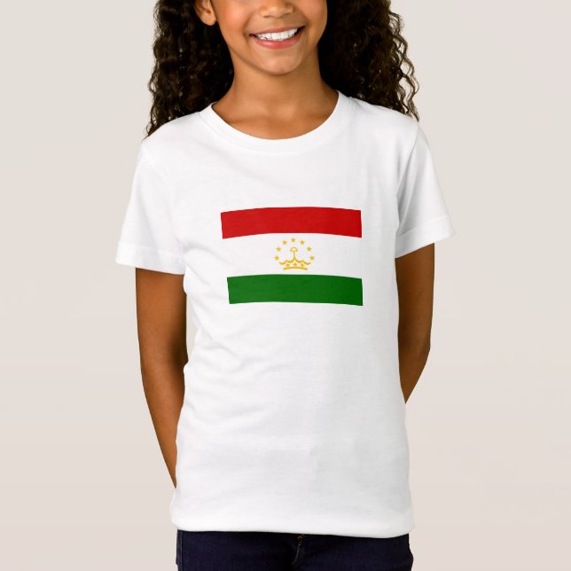 Tadzjikiska flaggan t shirt (Framsida)