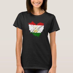 Tadzjikistan Flagga I kärlek Det finns i mitt DNA T Shirt