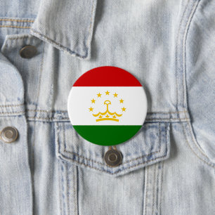 Tadzjikistan flagga knapp