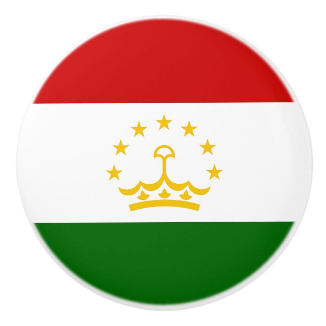 Tadzjikistan flagga knopp (Framsidan)