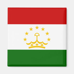 Tadzjikistan Flagga Magnet