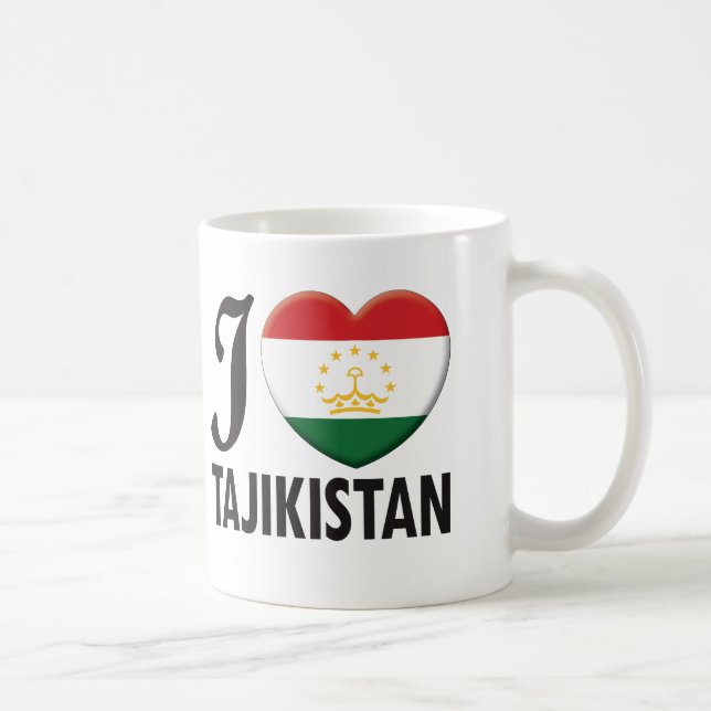 Tadzjikistan kärlek kaffemugg (Höger)