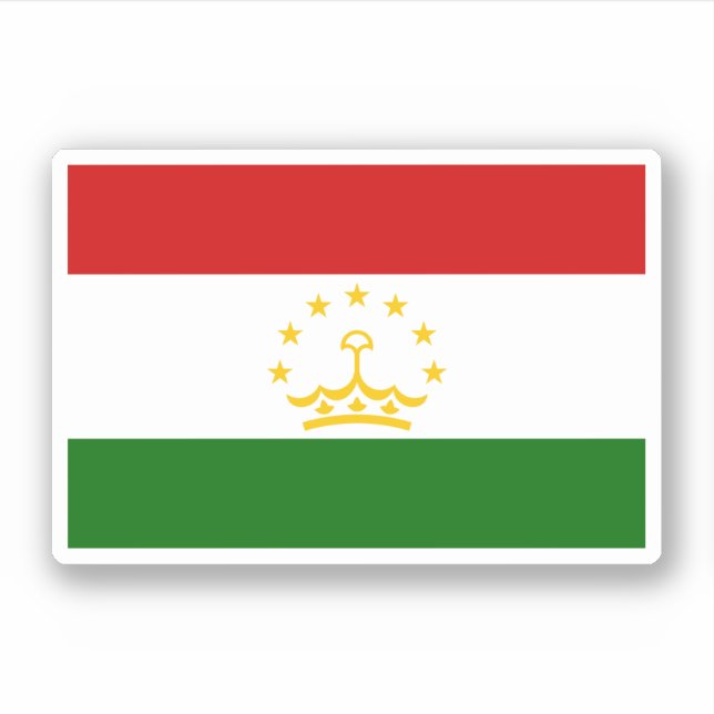 Tadzjikistan Klistermärken (Framsida)