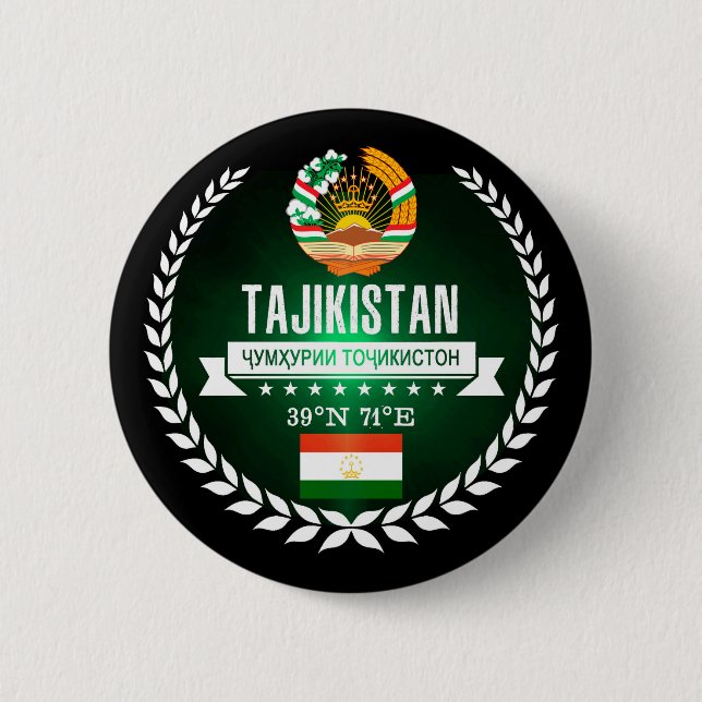 Tadzjikistan Knapp (Framsida)